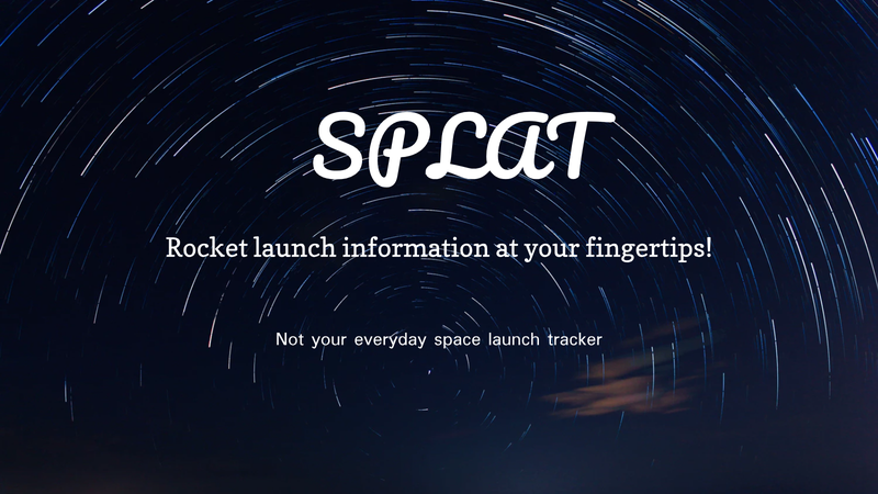 SPLAT | Space Launch Tracker