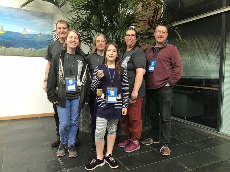 We were SO PLEASED to win!!!! Alongside Team Valiant at SpaceAppsExeter (Jago and Maddy had to be in Bristol, so weren't in the photo but were there in spirit xx)