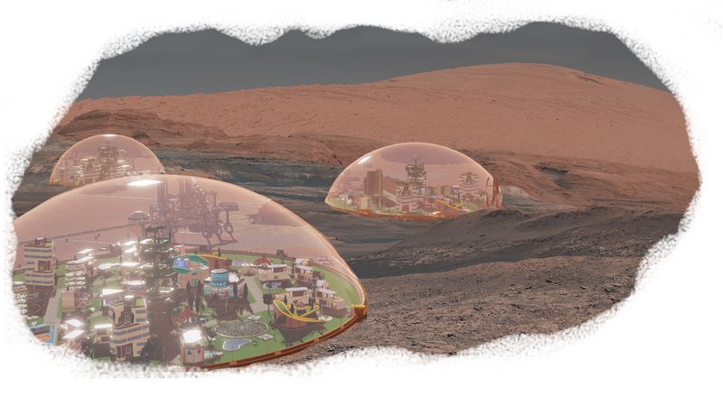 A vision of a possible future settlement on Mars