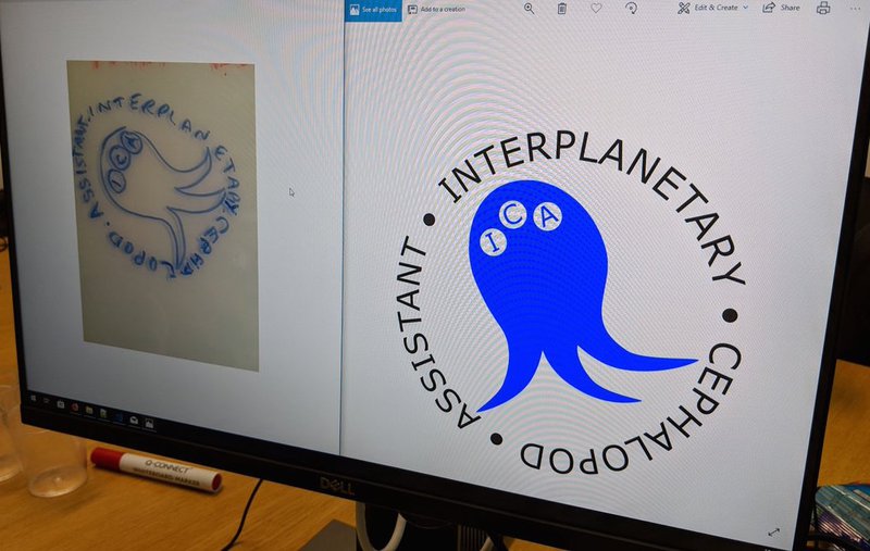 Thanks to Patrick at SpaceAppsExeter for helping us out with our digital logo :)
