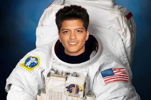 The astronaut (Bruno) Mars