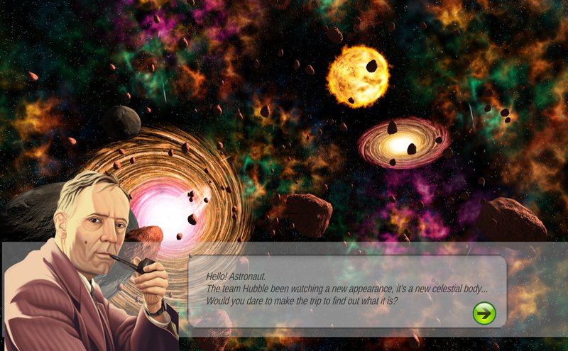 Adaptation of the astronomer Edwin Hubble to the game.