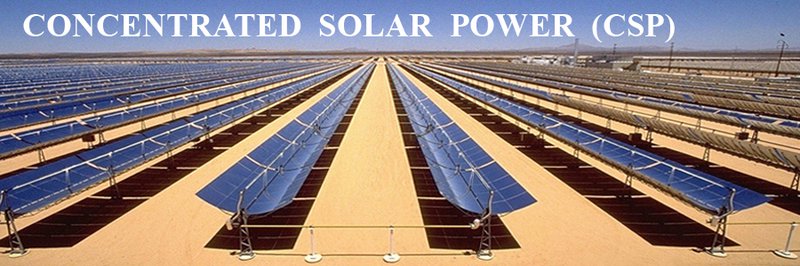 Concentrated solar power system.