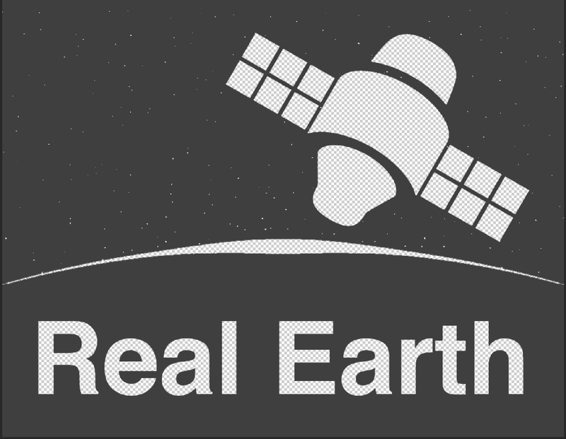 Concept Logo for the Real Earth (Space Apps Challenge) App