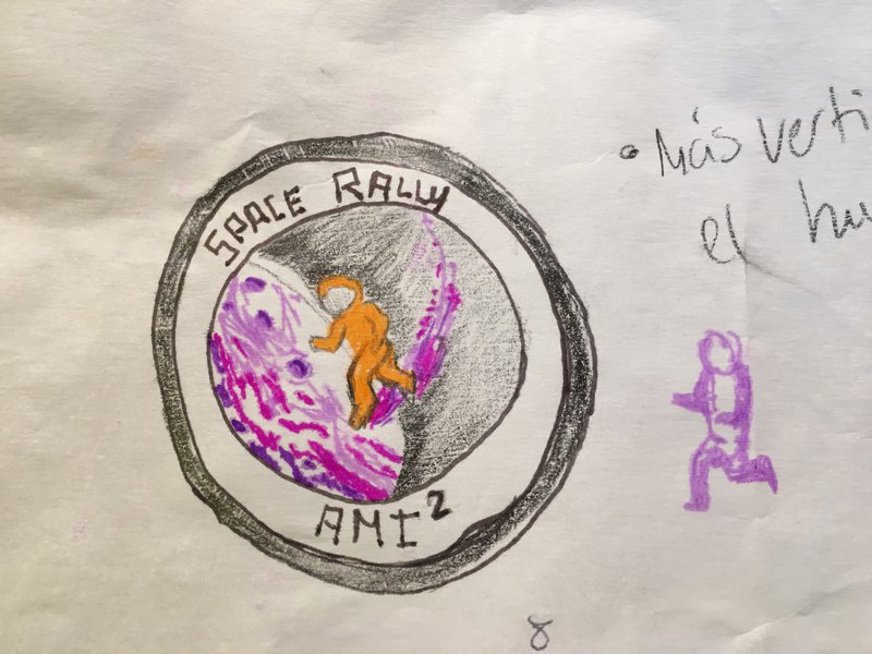 ​We have made huge progress in the design of the app and the multimedia content. This is the sketch of the mission patch