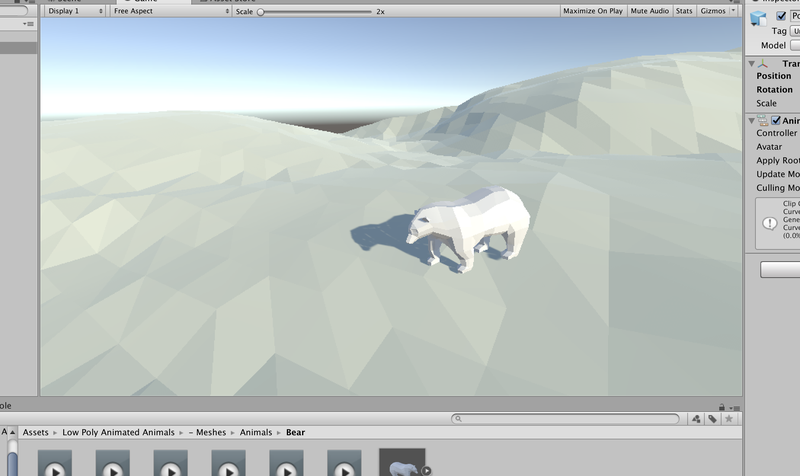 Oh ya~ polar bear 3d model ready~