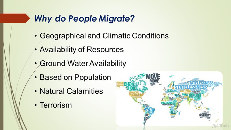 why do people migrate?