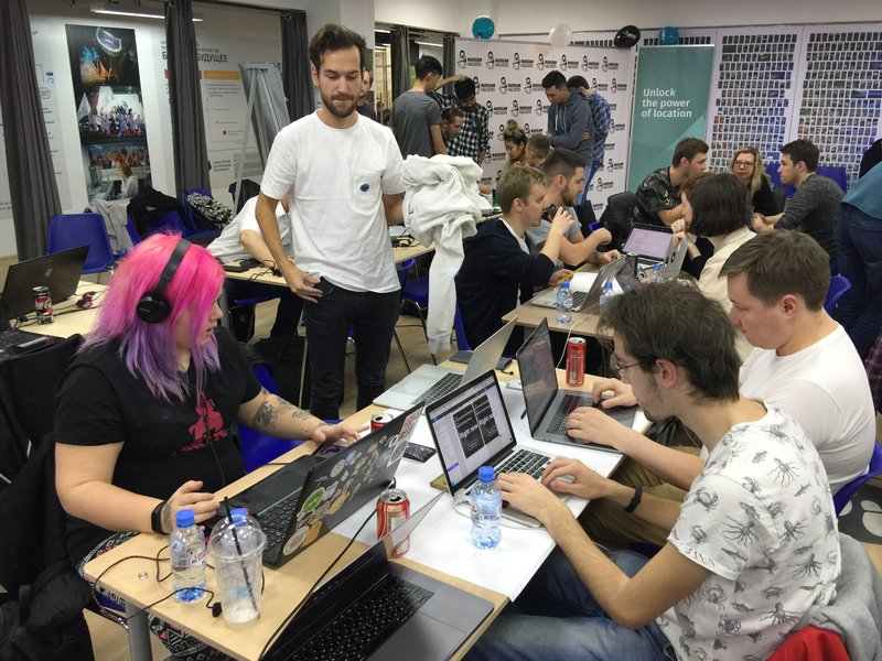 ​We woke up early and got together to make the best application for launch tracking at Space Apps Challenge Moscow!​