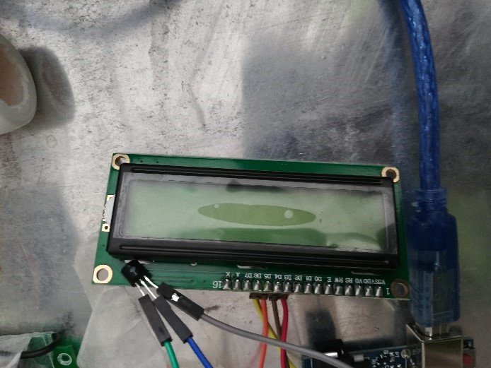 LCD used in our prototype