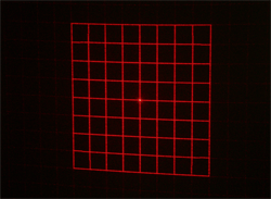Laser grid prototype