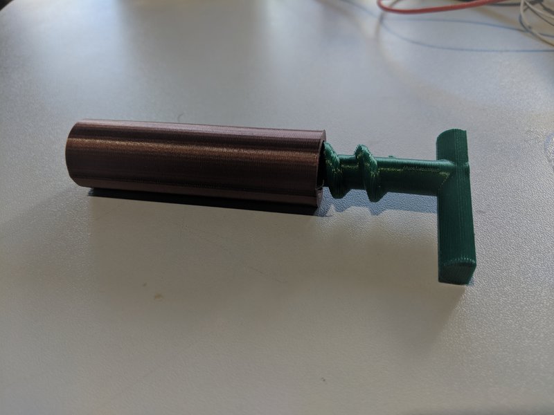 3D printed screw conveyor.